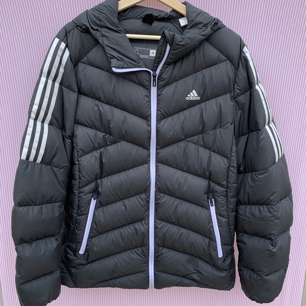 Adidas Women’s Puff Jacket in Navy